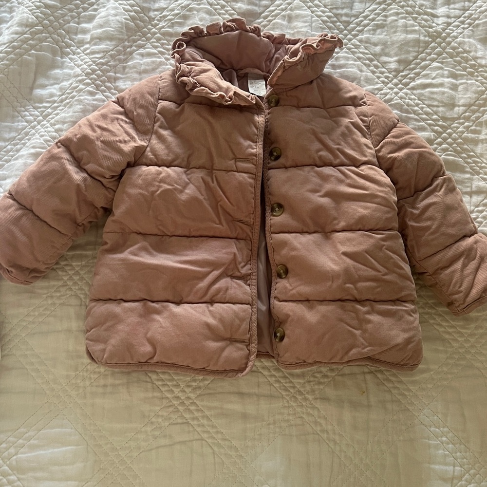 H&M Kids Dusty Pink Puffer Jacket